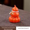 Vibrant Rotating Gourd Ornament: Stylish and Fun Tea Pet with Custom Logo Option