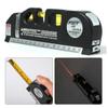 Laser Level Multipurpose Line Laser Leveler Tool Cross Line Lasers With 8FT 2.5M Standard Measure Tape And Metric Rulers