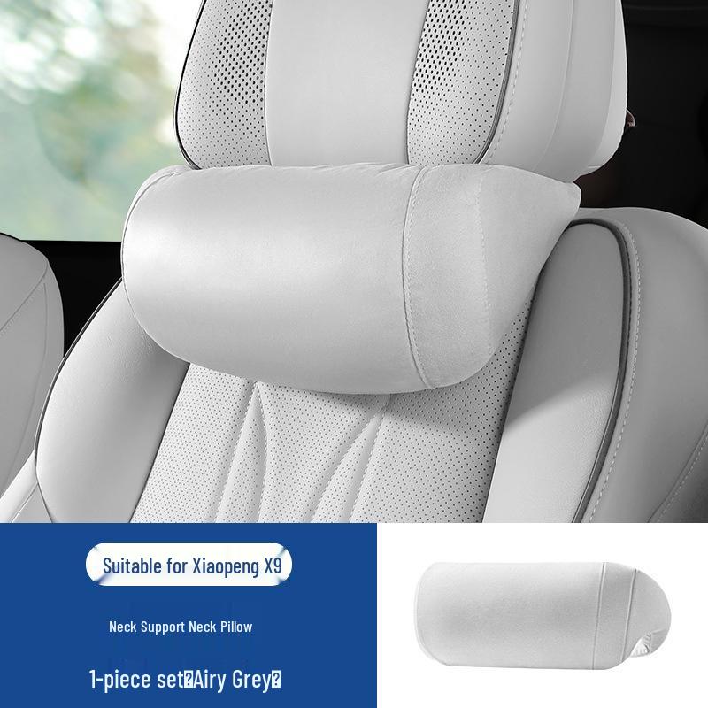 Xpeng X9 Car Headrest Neck Support & Lumbar Cushion Set