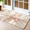 1pc Jungle Safari Animal Soft Anti-Slip Floor Mat – Giraffe, Elephant & Lion Design with Tropical Leaves, Durable Polyester Fl