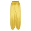 Women Belly Dance Pants Loose Fit Elastic Waistband Satin Bloomers Stage Performance Trousers