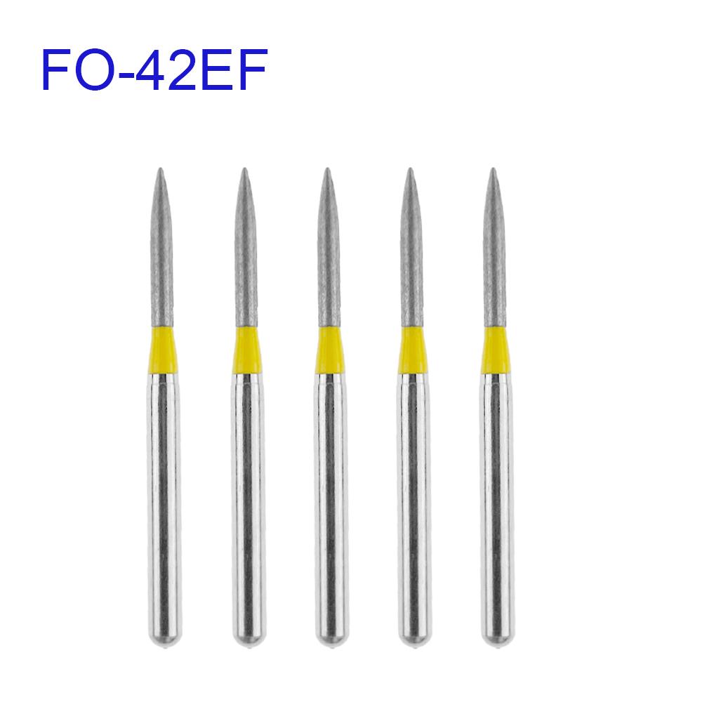 5Pcs/Pack, Jnsur Dental Diamond Burs Dental Drills For High Speed Handpiece Fg Dia 1.6Mm Dental Lab Technican Dentistry Material