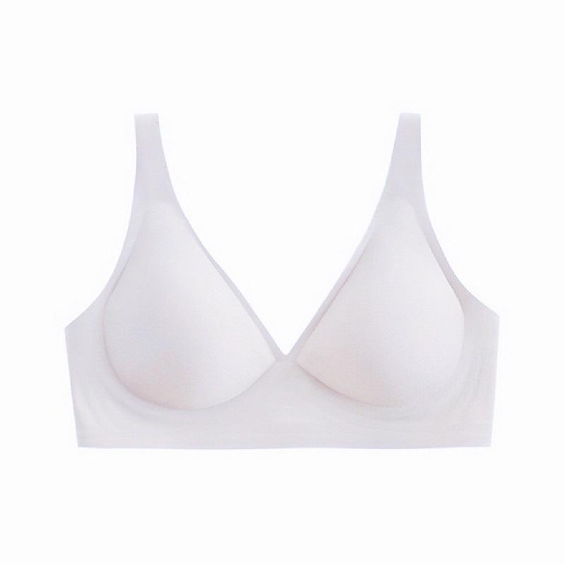 Plus Size Seamless Wirefree Bra For Big Bust Cdef Cup Women