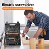 800mAh Cordless Electric Screwdriver Set Rechargeable Battery Screwdrivers with Driver Bit Impact Power Screwdriver Power Tools