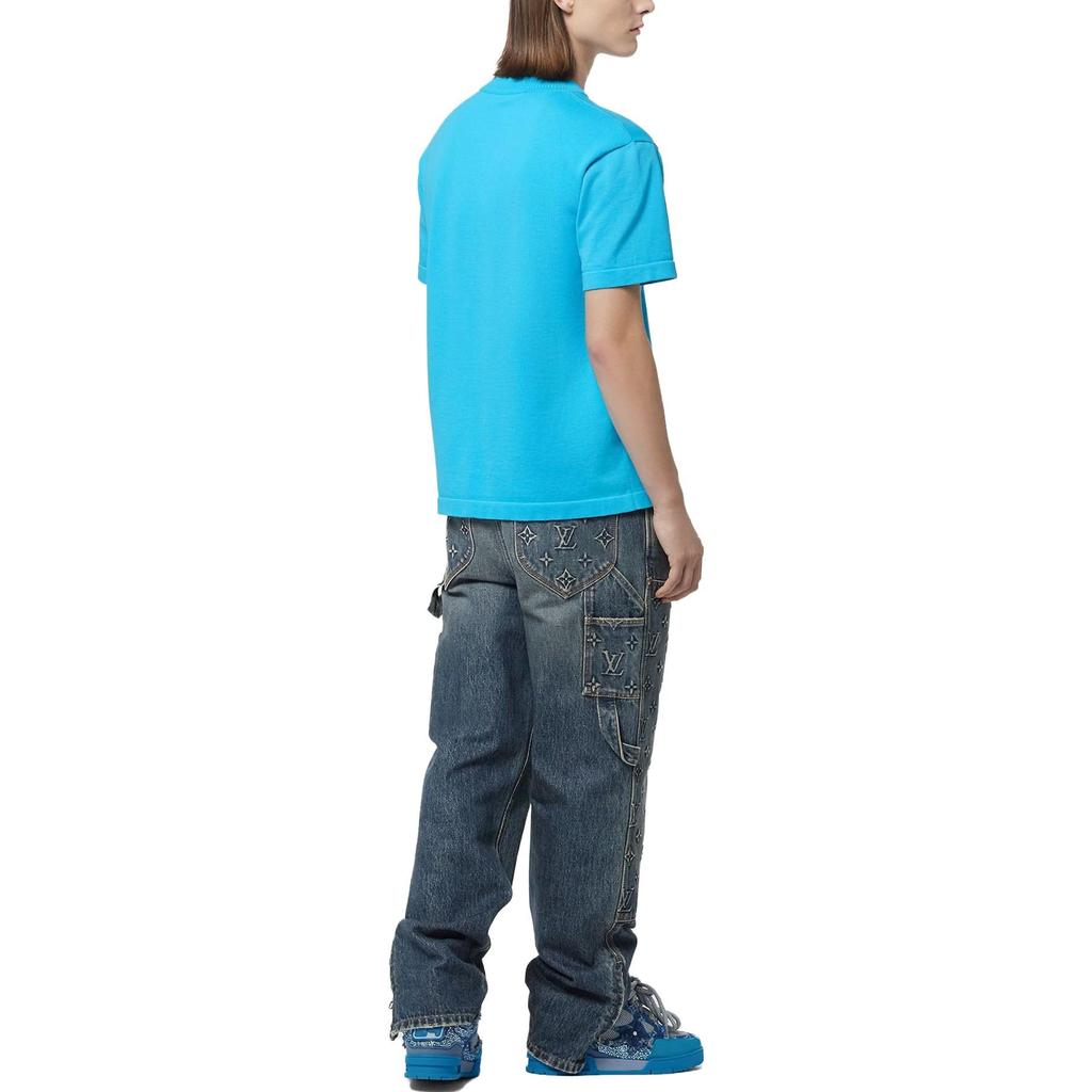 Louis Vuitton SS24 T Shirt Men's Blue 1ABIXT