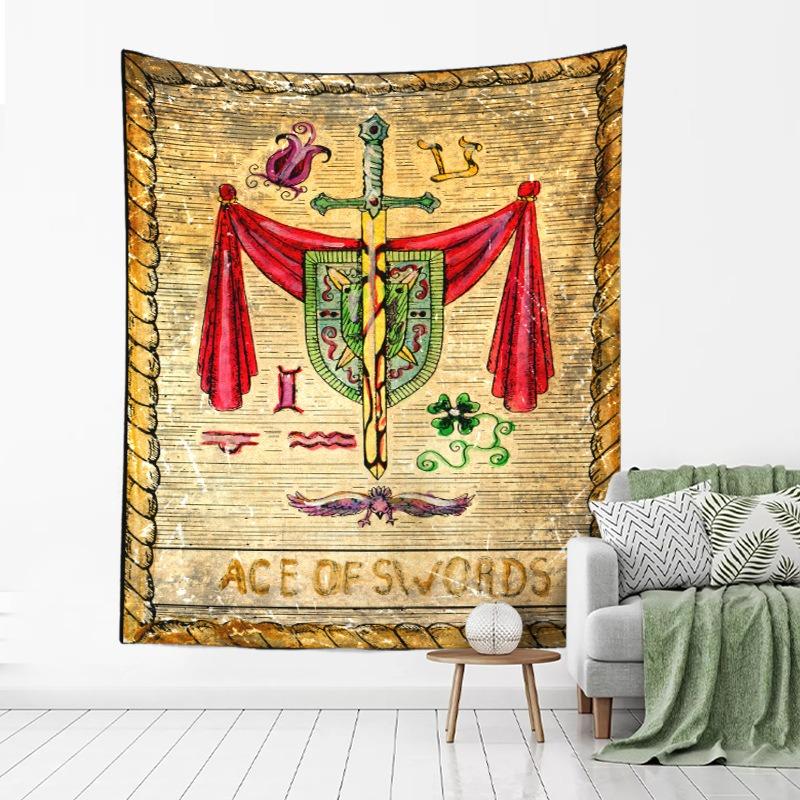 Retro Mural Pattern Tapestry Home Wall Decoration Tapestry Office Living Room Tapestry