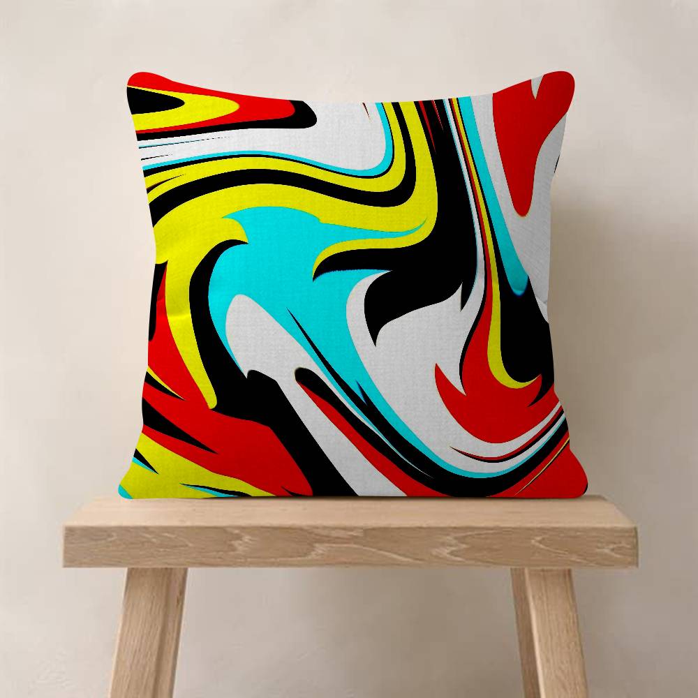 1PC Strata Liquid Pillow Anime Pillow Sofa Bed Head Pillow Cover Cushion Cover Fashion
