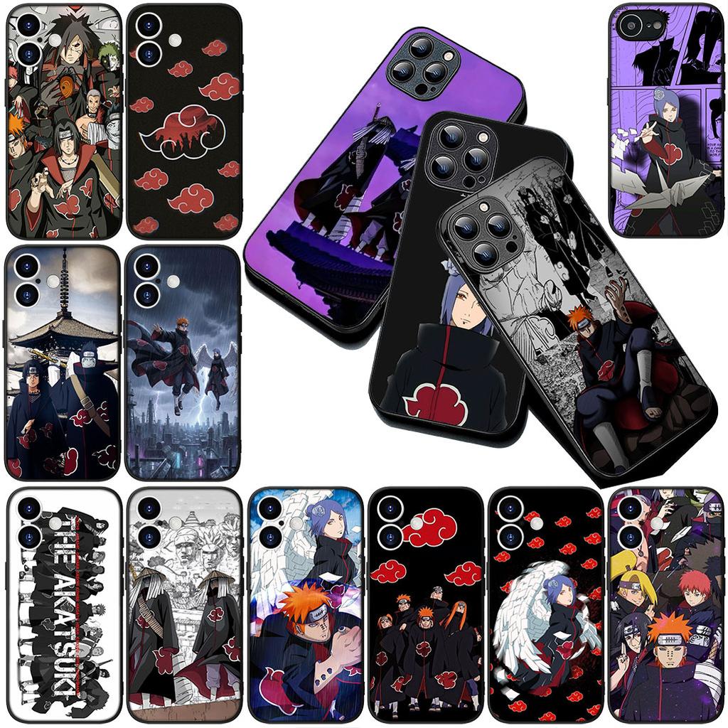 Soft Cover for Apple iPhone 17 Pro XS Max Air 6 7 8 Plus 5 + SE 2022 SE2 16E Casing Phone Case konan Akatsuki Pain Narutos