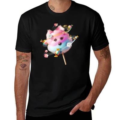 Crazy Candy Poodle TShirt Festive Simple TShirt