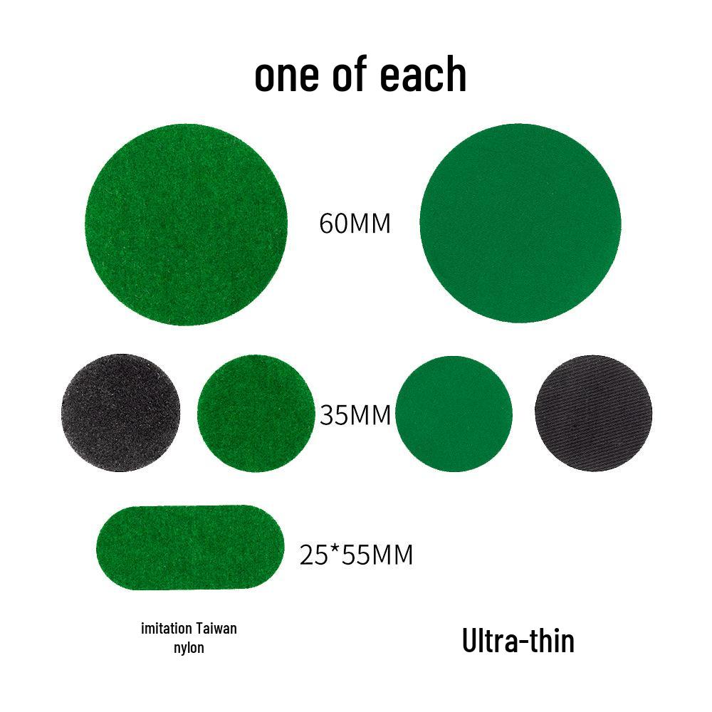 

Наклейки для позиционирования и ремонта сукна бильярдного стола - Зеленые наклейки для защиты бортов и для размещения шаров.
