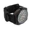 Men Multifunctional Quartz Watch Water Resistant Silicone Strap Stylish Wristwatch Casual Business Chronograph Watch