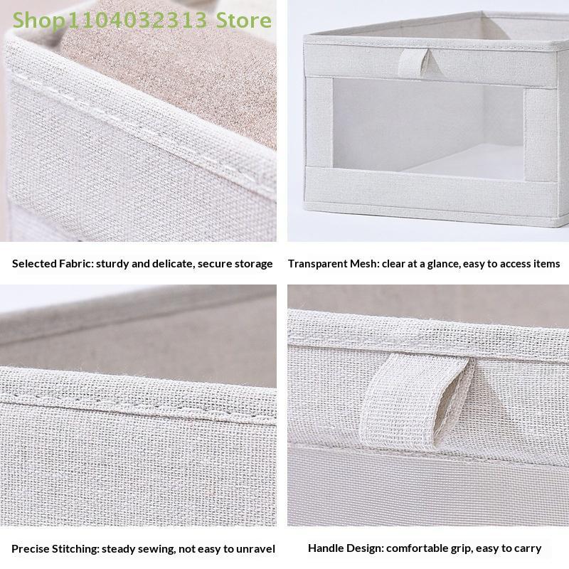 1Pcs Pants Storage Box Clothes Organizers Of Cabinets And Drawers Bedroom Wardrobe Fabric Foldable Boxes For Organization Home