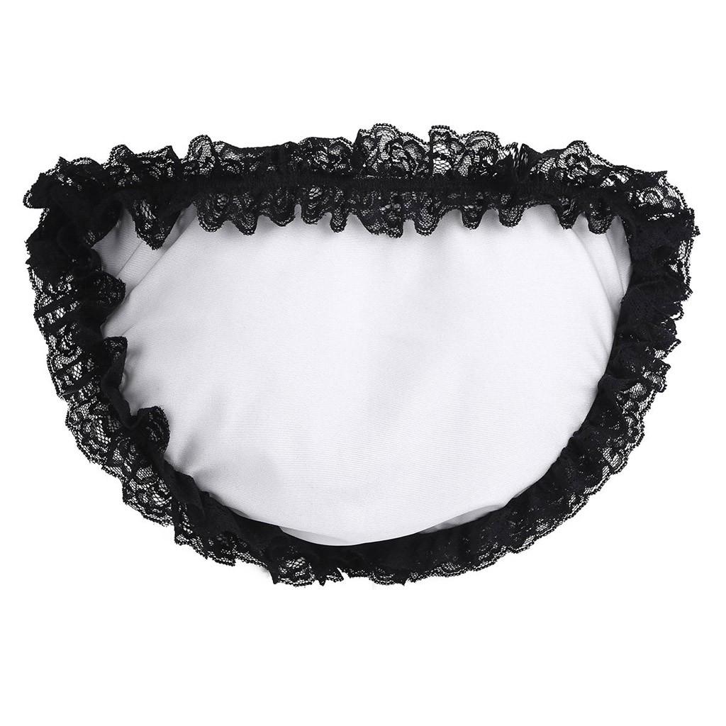 Men Briefs Briefs Underwear Satin Lace Bow Thong Panties Panties Underpants