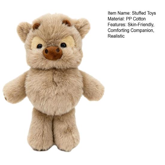 Highland Cow Stuffed Animal, Soft Running Calf Plush Toy for Kids, Cuddle Hugging Plushie for Boys Girls, Portable Travel Companion Gift