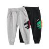 Brand Kids' Korean-Style Fleece Pants - Spring/Autumn 2024 Trendy Baby Sportswear