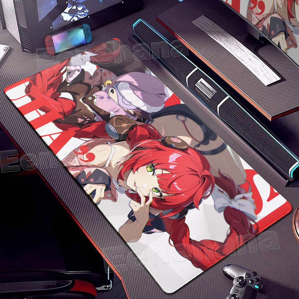 Large PC Gaming Zenless Zone Zero Mouse Pad Laptop Keyboard Non-slip Office Accessories XXL Gamer New Kawaii Girls ZZZ Desk Mats