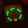 Halloween Luminous Beaded Bracelet For Women Girl Pumpkin Ghost Bracelets Jewelry Party Gifts