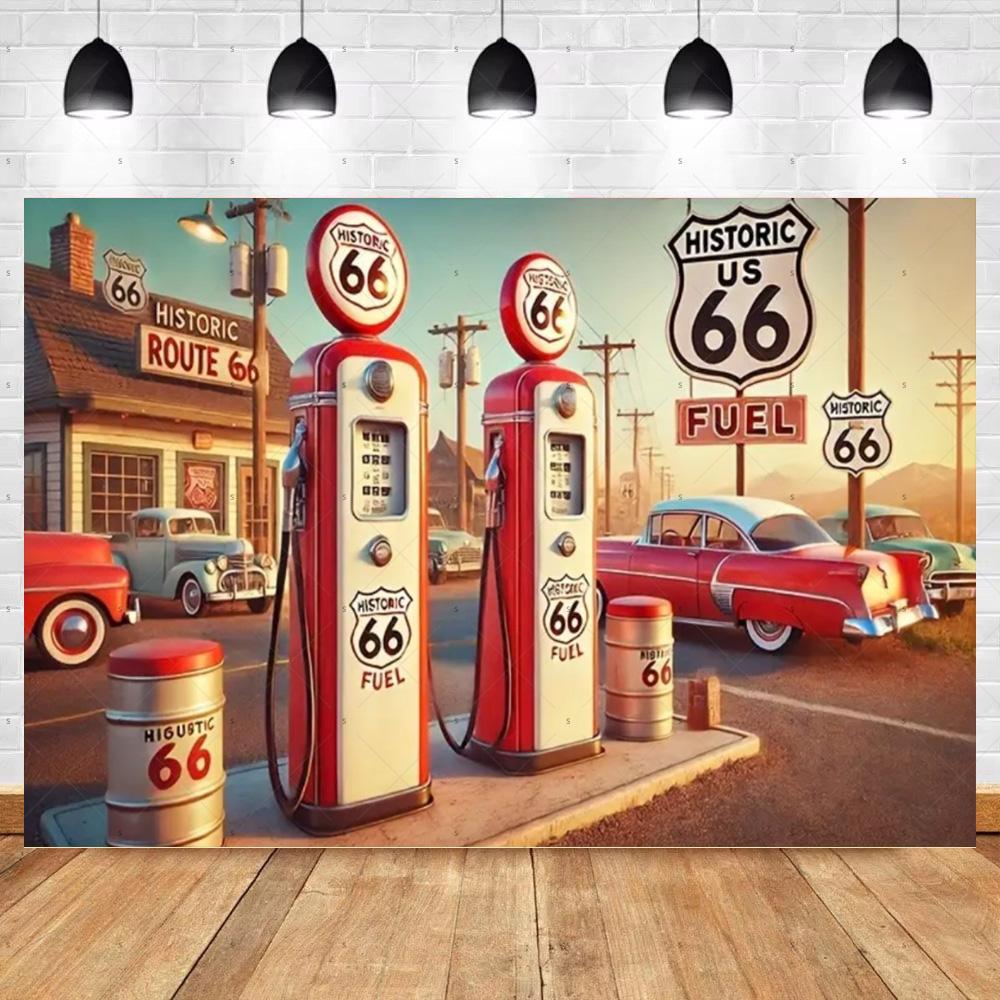 Bannière de Fond de Voiture Chaude Vintage Décoration de Fête Toile de Fond de Garage Classique Fournitures Style Industriel Pneu Outil Accessoire de Photographie