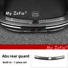 For Zeekr 7GT 2025 2026 Carbon Fiber Rear Bumper Sill Plate Anti-Scratch Trunk Door Sill Protector Cover Exterior Accessories
