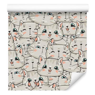 Little Kittens Wallpaper for Living Room and Bedroom 50x1000