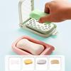 Multifunctional Soap Bubble Box High Elasticity Mesh Soap Drain Box Soap Storage Box Household Cleaning Tools