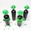 Green wine bottle cap, green wine bottle body bow lace decoration, party scene decoration props, exquisite and unique, adding festive party atmosphere