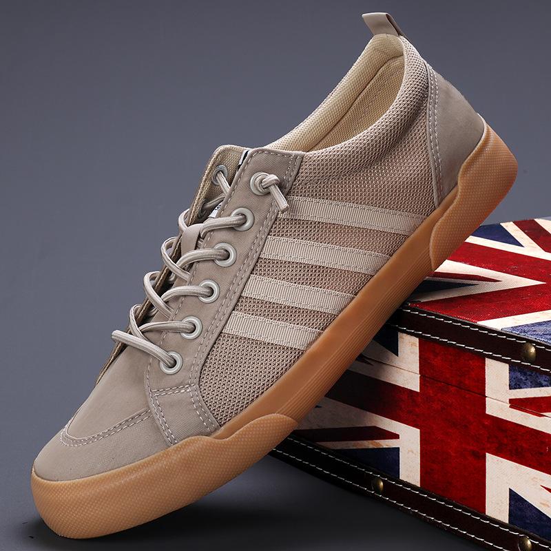 New Summer Mens Shoes Trendy and Versatile Mens Casual Canvas Shoes Trendy and Comfortable Flat Shoes