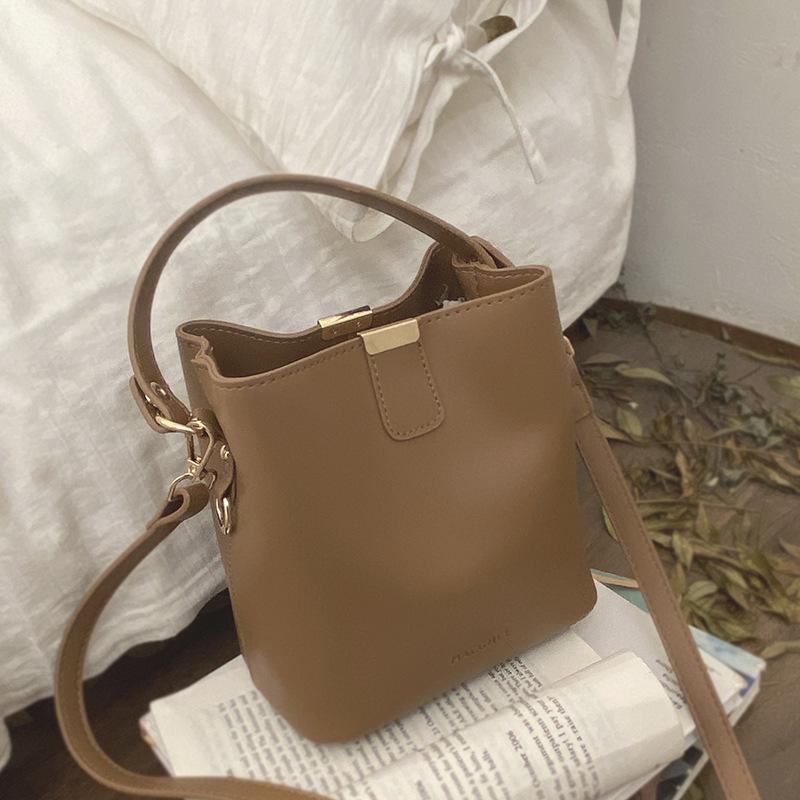 Fashionable Hand-held Small Bag, Simple Bucket Bag, Versatile Single-shoulder Crossbody Bag