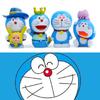 8Pcs/Set Lovely Statue Model Toy Funny Multifunctional Cartoon Doraemon Action Figurine for Decoration