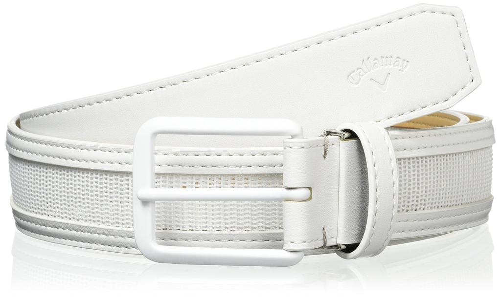 Air Screen Belt Golf C23192103 FR [Callaway] Men's (Mesh Ventilation) / / 1030_White
