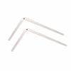 Durable Guitar Truss Rod Allen Wrench, 2 L-Shaped Wrenches for Martin Guitars, Adjusts Guitar Setup for Guitar Enthusiasts (Silver, 5mm Diameter)