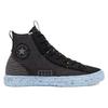 Converse Chuck Taylor All Star Chuck Crater Space Hippie Simple and Versatile High-Top Canvas Shoes Unisex Black