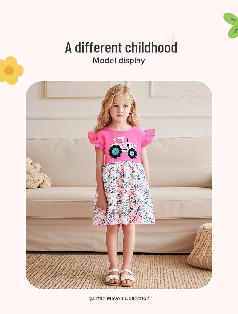Little Maven Summer Fashion Trend: European & American Girls' Princess Dresses