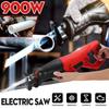 220V 50Hz Electric Reciprocating Sabre Saw 2 Blades Wood Metal Plastic Pruning 900W