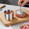 Stainless Steel Round Rice Ball Shaper Mold With Pusher Durable for DIY Mousse Tiramisu Cake Cold Dish Restaurant Dessert