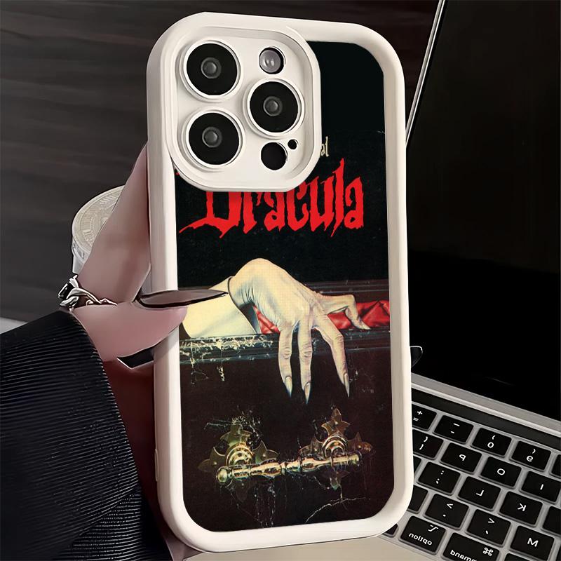 Phone Case for iPhone 17 Air 16E 15 16 Pro Max Gothic Vampire Scarlet Art Cover 14 Plus 13 12 Mini Soft Shell Silicone Fundas