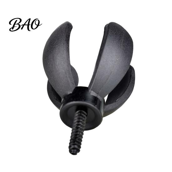 Putter Golf Ball Picker Mini Petal Retriever, 4-Prong Grabber Picker, Durable Retriever Grip Sucker Pickup Tool with Screw, Accessories Easy Install