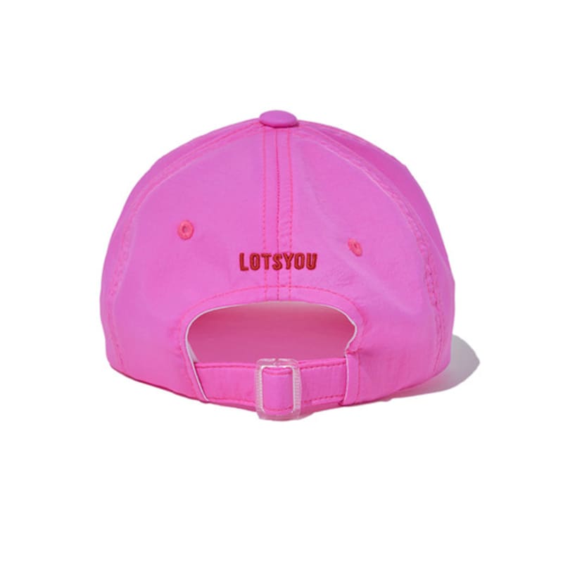 LOTS YOU lotsyou_Tropical Nylon Ball Cap Pink