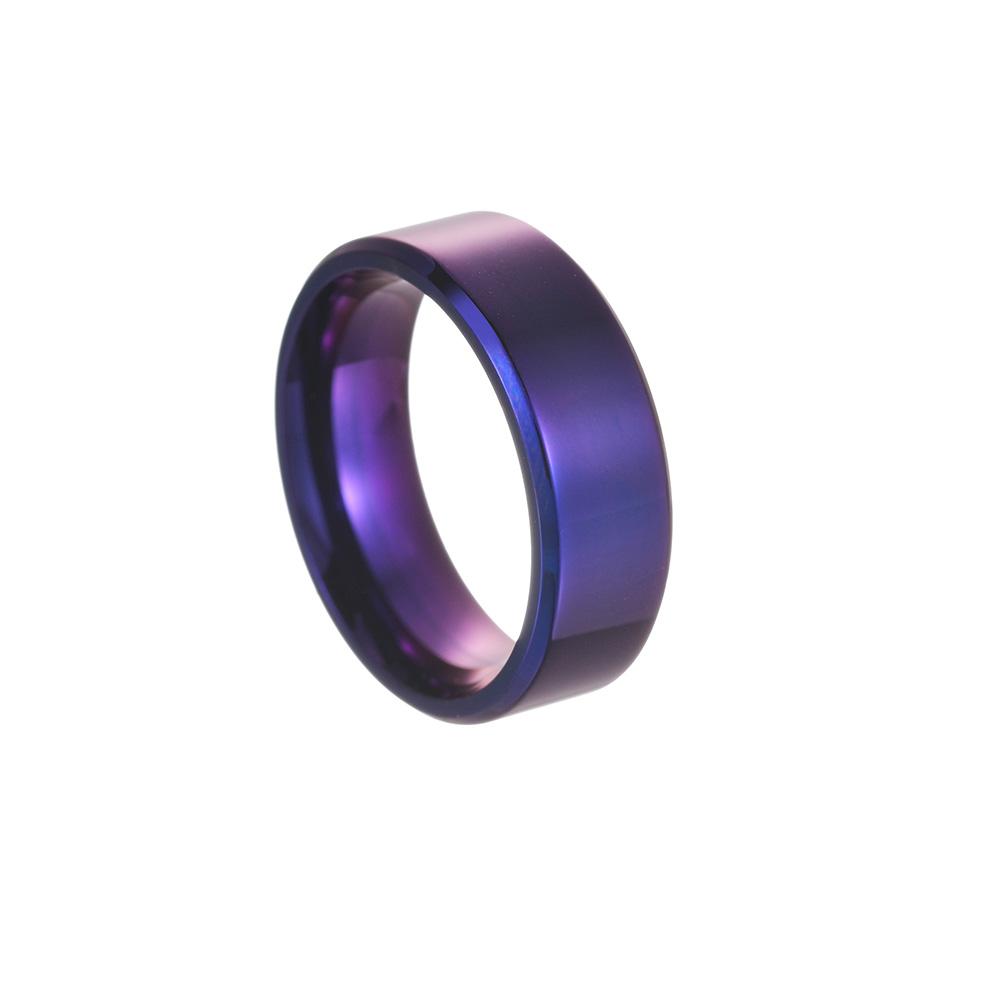 

Stainless Steel Black Rings for Women Wedding Rings Men Jewelry Width 6mm Custom engraving 13&no engraved