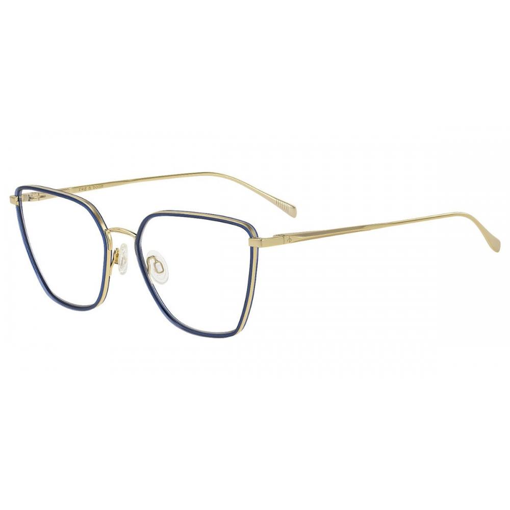 

Rag Bone Women Eyeglasses Rnb3028 Lks Gold Blue/55-17-140