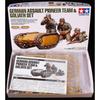 Figurine mignature german assault pioneer team & goliath set - tamiya