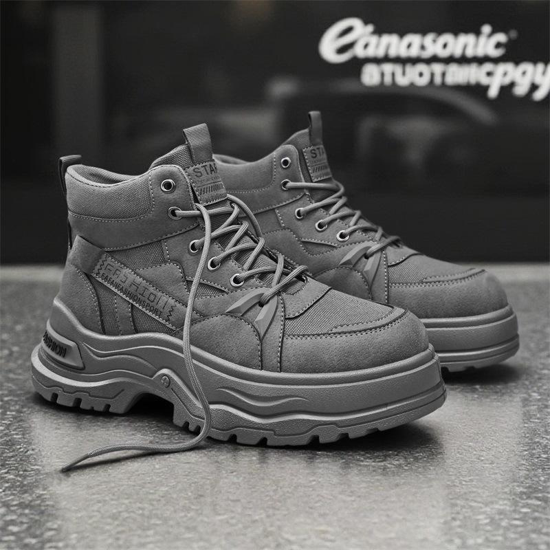 Autumn new new waterproof outdoor shoes high-top casual shoes