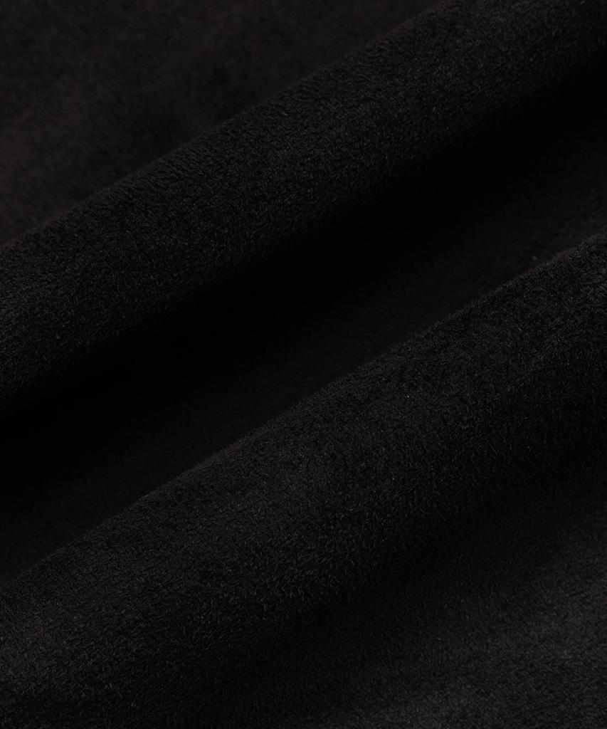 Obeodyupeulleeo Volume Suede Skirt_Black