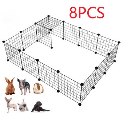 Classic DIY Pet Cat Cage Large Indoor Large Indoor House Outdoor Large Cat House Villa Multi Door & Window Folding Detachable Large Hous
