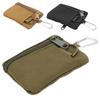 Outdoor  Molle Pouch Outdoor  Molle Pouch Wallet  Portable Key Card Case  Pouch Bag  Purse with Carabiner