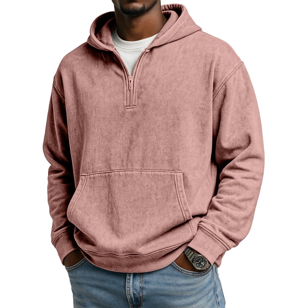 Men's 1/4-Zip Hooded Sweatshirt
