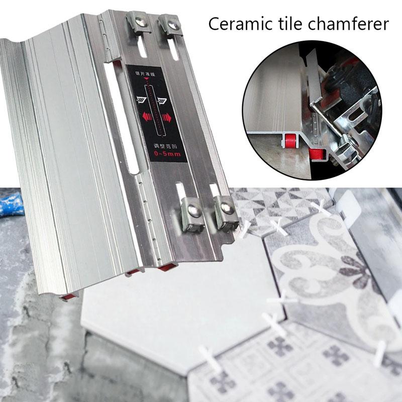 1pc 45 Degree Angle Tile Cutting Tool Chamfering Tile Chamfering Machine Ceramic Aluminum Alloy Tile Chamfer Frame Hand Tools