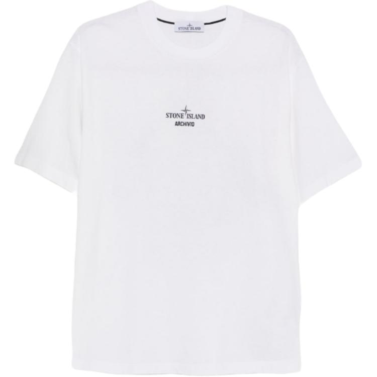 Stone Island Logo Crew Neck Short