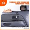 Soft Carbon Fiber Interior Door Handle Side Trim Sticker For Honda Pilot 03-08