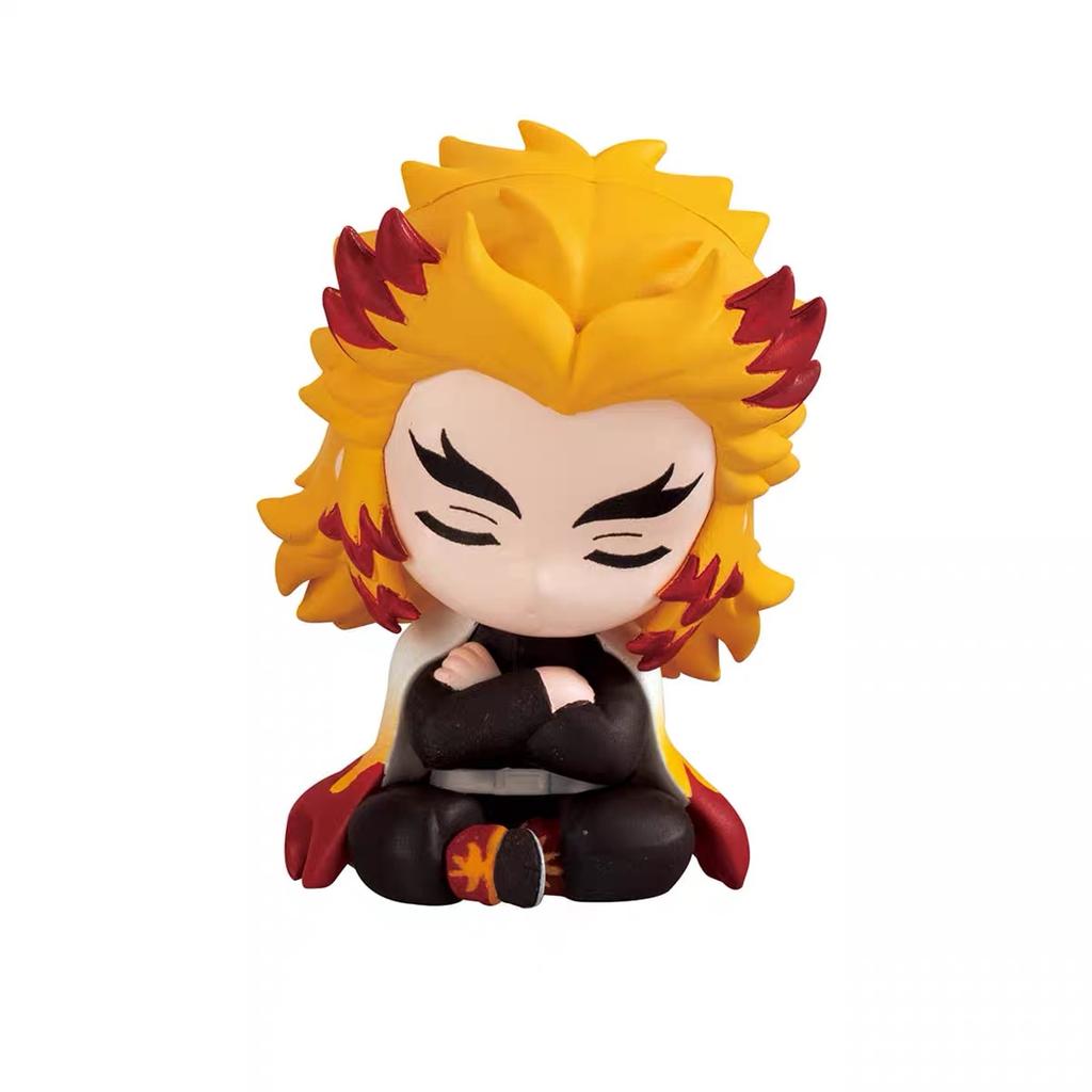 Modèle de Collection Gacha Authentique Demon Slayer Poupée Position Couchée Mignonne Décor de Table Figurine d'Action Tomioka Giyuu Jouets